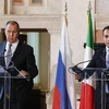 Ngoại trưởng Nga Sergei Lavrov và người đồng cấp Italy Luigi Di Maio. (Nguồn: ansamed.info)
