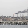 Một cơ sở khai thác dầu của Iran trên đảo Khark ở ngoài khơi vùng Vịnh. (Nguồn: AFP/TTXVN)
