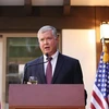 Đặc phái viên Mỹ về Triều Tiên Stephen Biegun phát biểu tại một sự kiện ở Washington, DC. (Ảnh: Yonhap/TTXVN)
