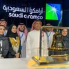 Buổi lễ ra mắt của đợt chào bán công khai ban đầu (IPO) của Saudi Aramco trên thị trường chứng khoán Riyadh, tại Riyadh ngày 11/12/2019. (Nguồn: Reuters)