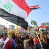 Người biểu tình Iraq tập trung tại quảng trường Tahrir, thủ đô Baghdad. (Ảnh minh họa: THX/TTXVN)