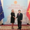 [Video] Phó Thủ tướng Phạm Bình Minh hội đàm với Phó chủ tịch EC