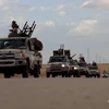 Lực lượng trung thành với Tướng Khalifa Haftar tiến về Tripoli, Libya năm 2019. (Ảnh: AFP/TTXVN)