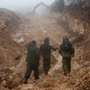 Xác định vị trí các đường hầm dọc biên giới Israel-Liban. (Nguồn: haaretz.com)