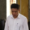 Bị cáo Trần Xuân Yến, nguyên Phó Giám đốc Sở Giáo dục và Đào tạo tỉnh Sơn La tại phiên tòa. (Ảnh: Hữu Quyết/TTXVN)