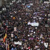 Quang cảnh cuộc biểu tình tại Madrid. (Nguồn: Reuters)