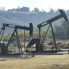 Giàn khoan hoạt động tại giếng dầu của Tập đoàn Chevron ở Bakersfield, California, Mỹ. (Ảnh: AFP/TTXVN)