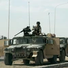 Binh sỹ Mỹ tại căn cứ Taji air, cách thủ đô Baghdad, Iraq, khoảng 20km về phía bắc. (Ảnh: AFP/TTXVN)