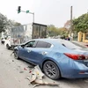 Nam Định: Ôtô con va chạm với xe ba bánh khiến 3 người bị thương