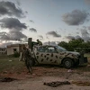 Lực lượng Chính phủ đoàn kết dân tộc Libya (GNA) trong cuộc giao tranh với lực lượng quân đội quốc gia Libya tại Tripoli, Libya. (Ảnh: THX/TTXVN)
