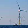 Tuabin gió tại Biển Baltic, miền Bắc nước Đức. (Ảnh: AFP/TTXVN)