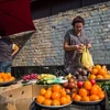 Một quầy bán rau quả ở thủ đô Kiev, Ukraine. (Nguồn: EPA/TTXVN)