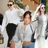 7 gợi ý phối trang phục với sơmi trắng cho mùa Hè từ các mỹ nhân Việt