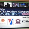 Hội nghị trực tuyến xúc tiến thương mại giày dép Việt Nam-Hoa Kỳ. (Ảnh: TTXVN)