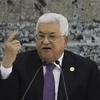 Tổng thống Palestine Mahmoud Abbas phát biểu tại một cuộc họp ở thành phố Ramallah, Khu Bờ Tây. (Ảnh: AFP/TTXVN)