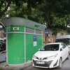 Nhà vệ sinh công cộng được xây dựng theo hình thức xã hội hóa ở Hà Nội. (Ảnh: Mạnh Khánh/TTXVN)