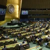 Toàn cảnh một phiên họp Đại hội đồng Liên hợp quốc ở New York, Mỹ. (Ảnh: AFP/TTXVN)
