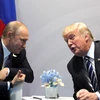 Tổng thống Mỹ Donald Trump (phải) và Tổng thống Nga Vladimir Putin. (Nguồn: Kremlin.ru)