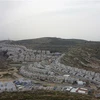 Toàn cảnh khu định cư Do Thái ở Givat Zeev, gần thành phố Ramallah ở Khu Bờ Tây do Israel chiếm đóng. (Ảnh: AFP/TTXVN)