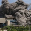 Vụ nổ của Triều Tiên phá hủy văn phòng liên lạc liên Triều ngày 16/6/2020. (Ảnh: Yonhap/TTXVN)
