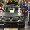 Mẫu xe C-Class của Mercedes-Benz tại nhà máy ở Vance, Alabama, Mỹ. (Ảnh: AFP/TTXVN)