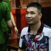 Bị cáo Văn Kính Dương, kẻ cầm đầu đường dây sản xuất ma túy lớn nhất nước bị tuyên phạt mức án tử hình. (Ảnh: Thành Chung/TTXVN)
