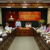  Phó Thủ tướng, Bộ trưởng Bộ Ngoại giao Phạm Bình Minh phát biểu tại buổi làm việc với lãnh đạo tỉnh Tuyên Quang. (Ảnh: Nam Sương/TTXVN)