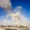 Khói bốc lên từ hiện trường vụ tấn công tại Tây Afghanistan. (Ảnh minh họa. AFP/TTXVN)