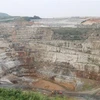 Một góc khai trường mỏ đa kim Núi Pháo của Công ty cổ phần Masan High-Tech Materials. (Ảnh: Hoàng Nguyên/TTXVN)