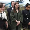 Thủ tướng Jacinda Ardern tại lễ tưởng niệm. (Nguồn: Getty Images)