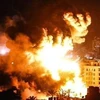 Israel tấn công mục tiêu của Hamas ở Gaza. (Ảnh: CGTN)