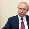 Tổng thống Nga Vladimir Putin phát biểu tại Moskva. (Ảnh: AFP/TTXVN)