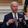Tổng thống Mỹ Joe Biden phát biểu tại Nhà Trắng ngày 22/1/2021. (Ảnh: AFP/TTXVN)