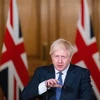 Thủ tướng Boris Johnson phát biểu tại London, Anh. (Ảnh: AFP/TTXVN)