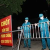 [Photo] Vĩnh Phúc cách ly y tế thôn Tiền Phong phòng chống COVID-19