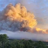 Lửa cháy rừng bùng phát tại Cherry Gardens, ngoại ô Adelaide, Australia. (Ảnh: ABC News/TTXVN)