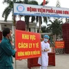 Bệnh viện Phổi Lạng Sơn được dỡ bỏ phong tỏa. (Ảnh: Quang Duy/TTXVN)