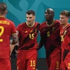 Các cầu thủ đội tuyển Bỉ. (Ảnh: AFP/TTXVN)