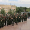 Đoàn QĐND Việt Nam dự Army Games dâng hoa tại tượng đài Bác Hồ