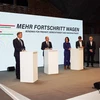 Đức: SPD ủng hộ thỏa thuận liên minh cầm quyền với FDP, đảng Xanh