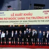 Thaco xuất khẩu 870 sơmi rơmoóc đầu tiên sang thị trường Mỹ