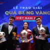 Quang cảnh Gala trao giải Quả bóng Vàng Việt Nam 2021