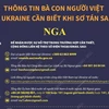 Thông tin người Việt ở Ukraine cần biết khi sơ tán sang 7 nước lân cận
