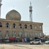 Toàn cảnh Thánh đường Hồi giáo ở thành phố Mazar-i-Sharif, Afghanistan sau vụ đánh bom, ngày 21/4. (Ảnh: AFP/TTXVN)