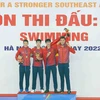 SEA Games 31: Đội tuyển bơi Việt Nam bất ngờ giành huy chương Vàng
