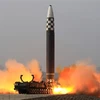 Hàn Quốc: Triều Tiên phóng thêm 3 quả tên lửa ra vùng biển phía Đông