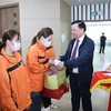 Ủy viên Bộ Chính trị Đinh Tiến Dũng thăm, tặng quà Tết tại Ninh Bình