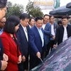 Bí thư Thành ủy Hà Nội kiểm tra tiến độ đường vành đai 4-Vùng Thủ đô