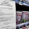 Pháp: Công ty Lactalis bị buộc tội trong vụ bê bối sữa bột nhiễm khuẩn