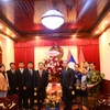 Chúc mừng Tổng Lãnh sự quán Lào tại Đà Nẵng nhân dịp Tết Bunpimay